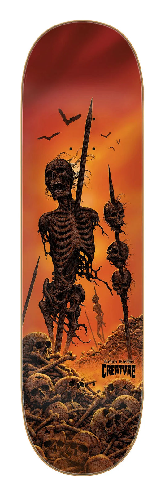 Creature 8.6in Kevin Baekkel Wasted skateboard deck