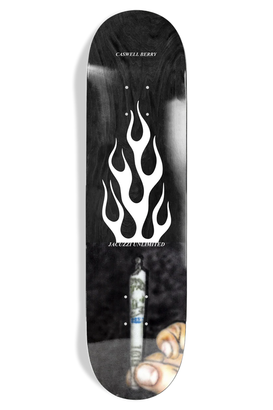 Jacuzzi Caswell Berry Roll Up 8.25 skateboard deck top graphic