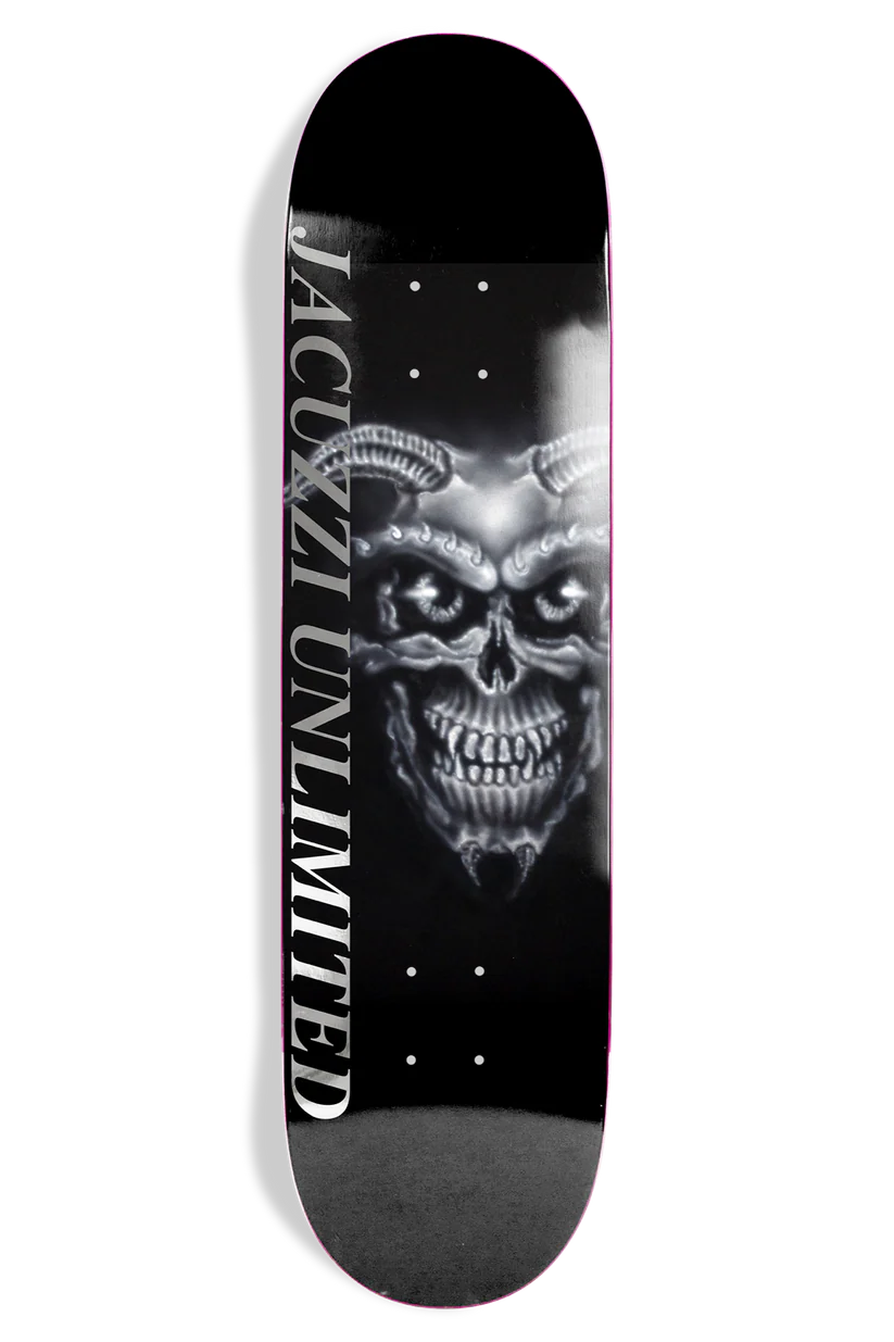 Jacuzzi Spencer Demon 8.25 skateboard deck top graphic view