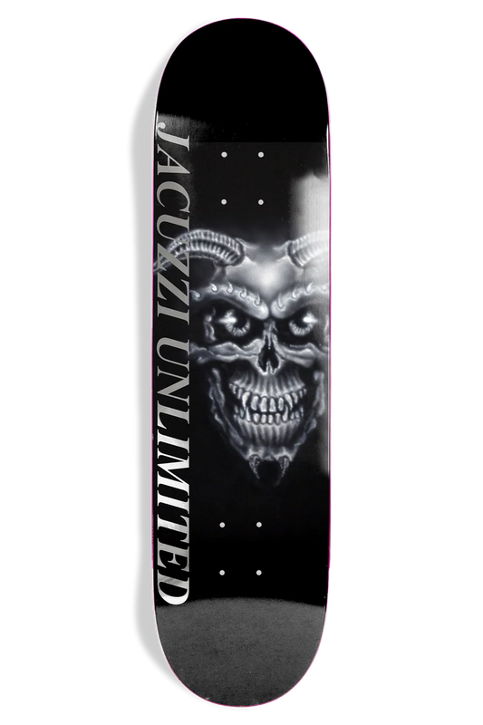 Jacuzzi Spencer Demon 8.5 skateboard deck top graphic view
