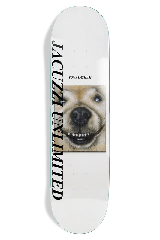 Jacuzzi Tony Latham Smooshed 8.125 skateboard deck top graphic view