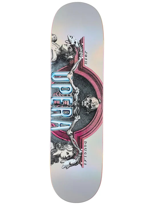 Opera Douglas Exposed EX7 8.5 skateboard deck front view