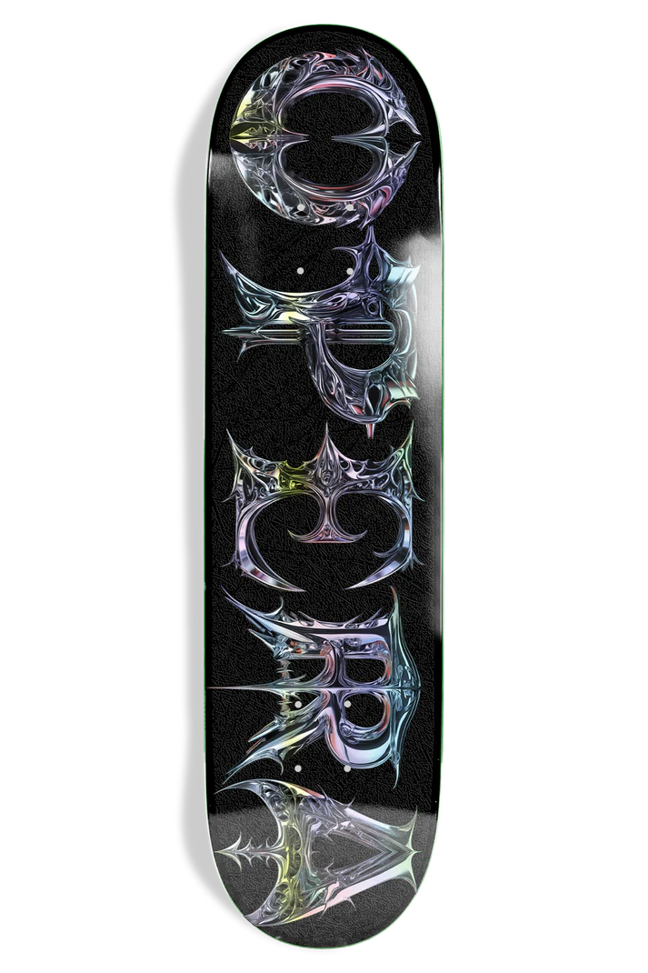 Opera Neo 8.25 skateboard deck top graphic view