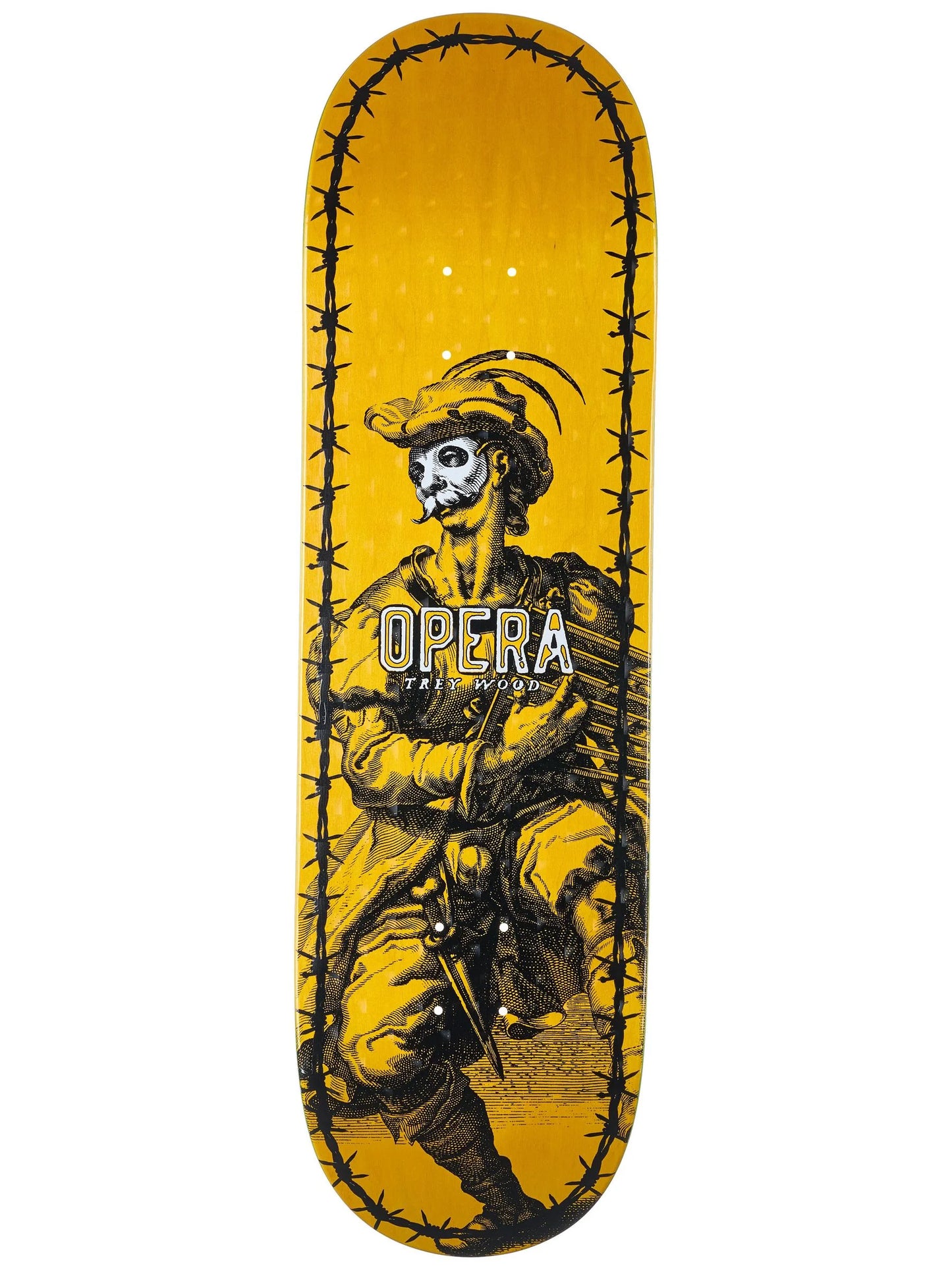 Opera Trey Wood Internalize EX7 9.0 skateboard deck front view