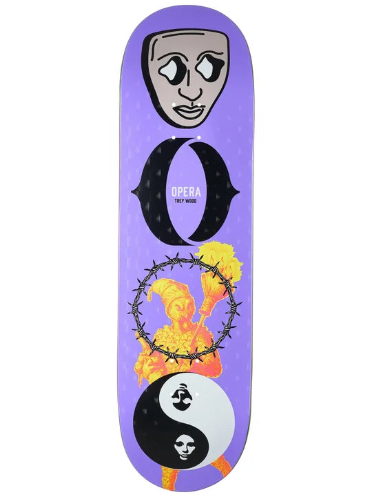 Opera Wood Piece EX7 8.75 skateboard deck front view