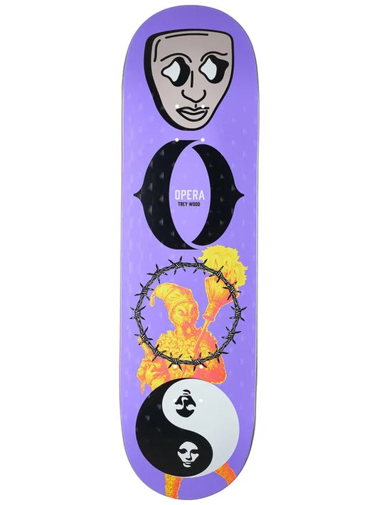 Opera Wood Piece EX7 8.75 skateboard deck front view