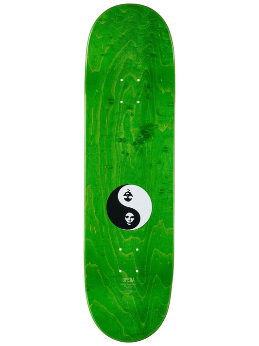 Opera 8.75 skateboard deck top view