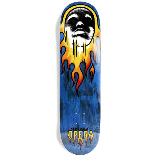 Opera Woolley Flame EX7 8.5 skateboard deck front view
