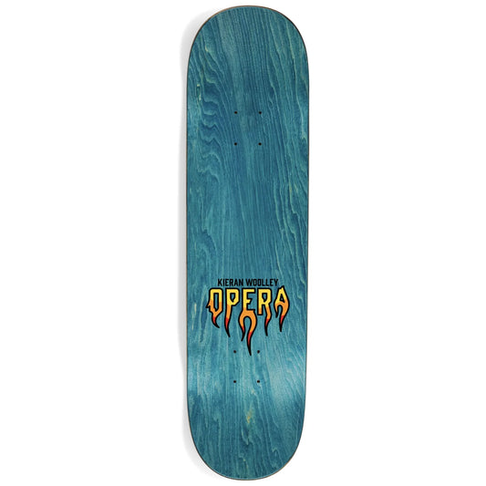Opera 8.5 skateboard deck top view