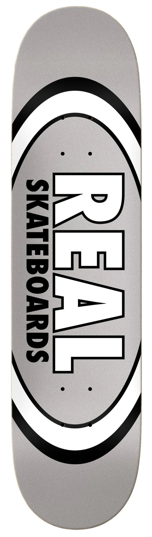 Real Team Classic Oval 7.75 True Mid skateboard deck front graphic