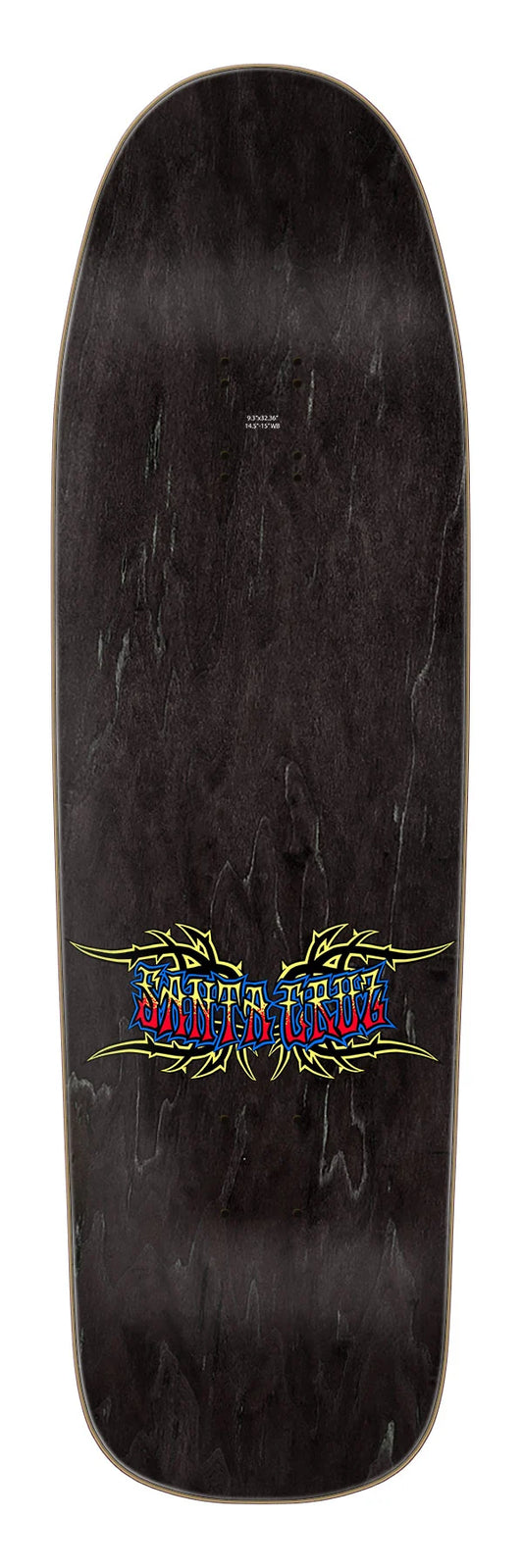 Santa Cruz Eric Dressen Rose Crew Five shaped skateboard deck angled view
