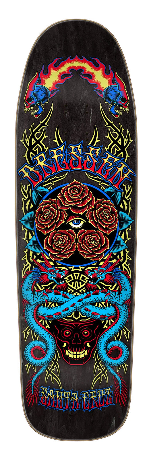 Santa Cruz 9.30in Eric Dressen Rose Crew Five skateboard deck