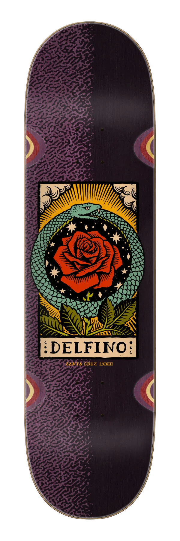 Santa Cruz 8.25in Fabiana Delfino Ouroboros skateboard deck
