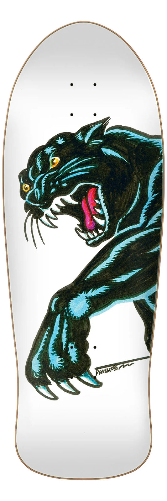 Santa Cruz 10.54in Natas Kaupas Sketch Panther Reissue skateboard deck
