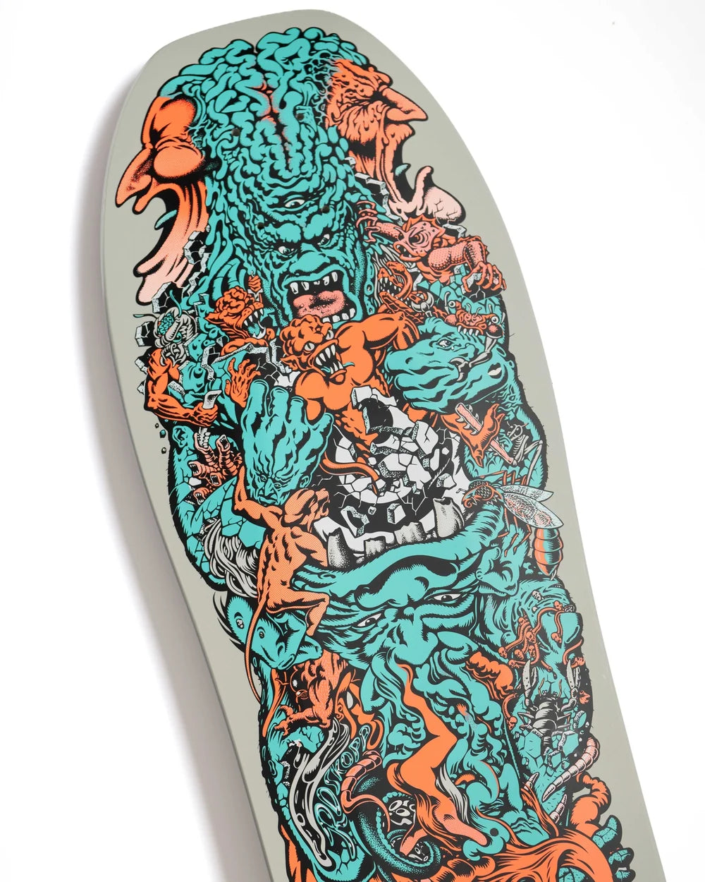 Santa Cruz Rob Roskopp Five Reissue skateboard deck graphic detail