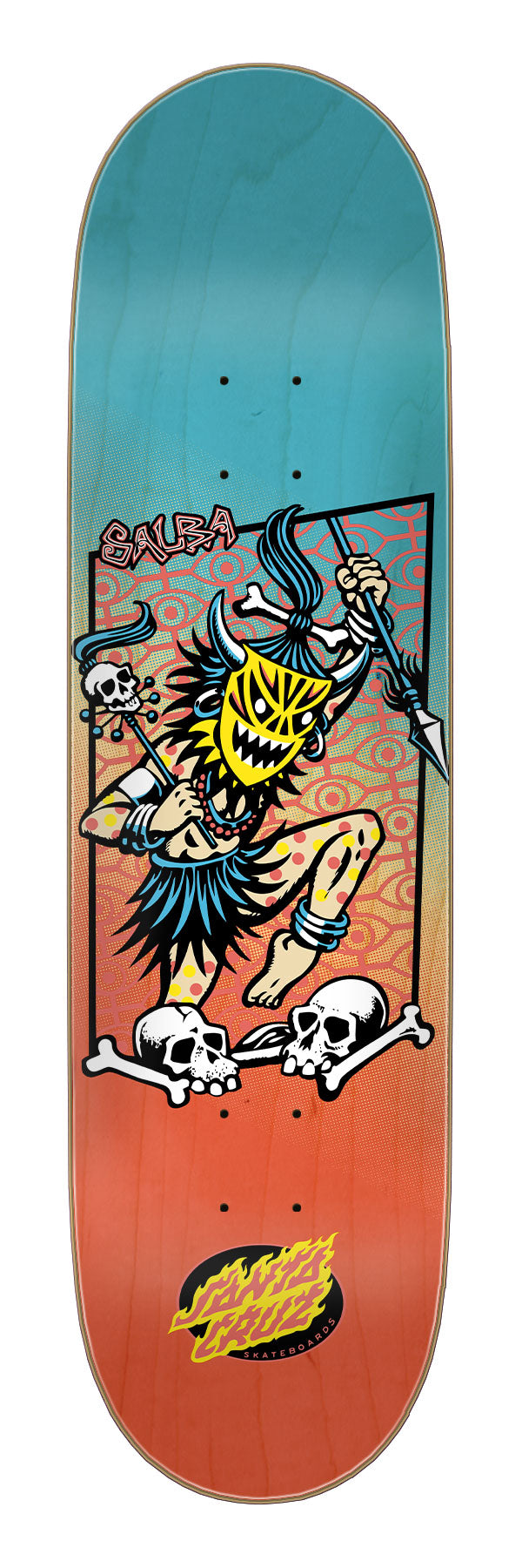 Santa Cruz Salba Voodoo Frame Pro 8.5 skateboard deck graphic