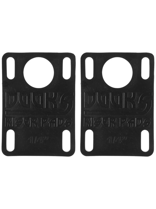 Dooks 1/4 inch skateboard riser pads front view