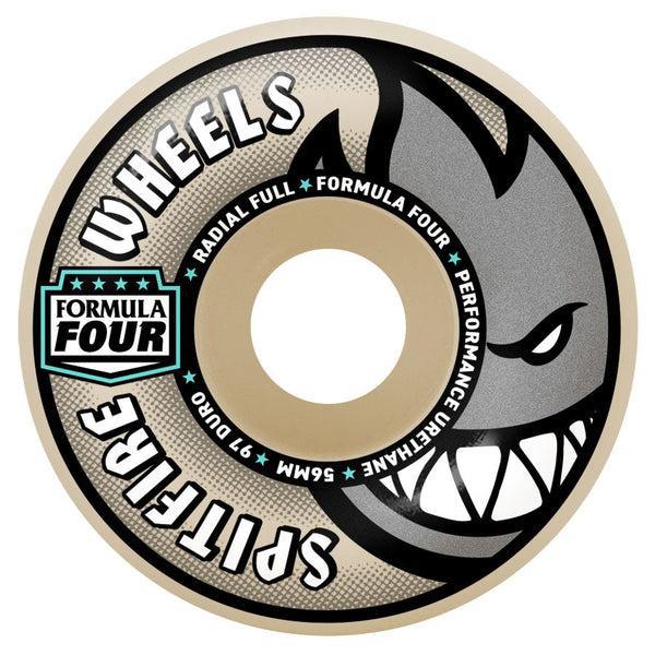 Spitfire Formula Four Radial Full 97DU skateboard wheels front view