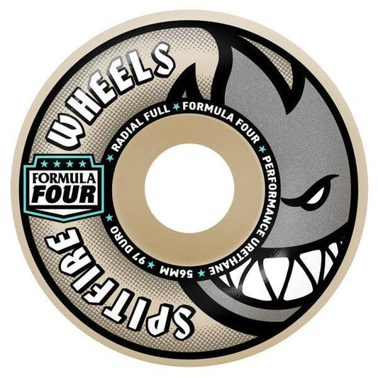 Spitfire Formula Four Radial Full 97DU skateboard wheels front view