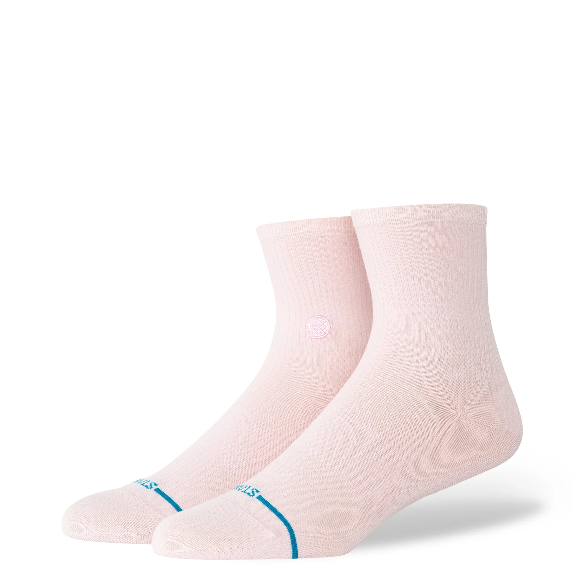 Stance Fine Rib Quarter Sock front view