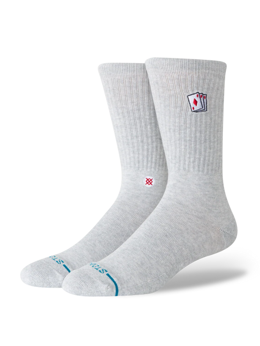 Stance Hit Me Crew Socks front view