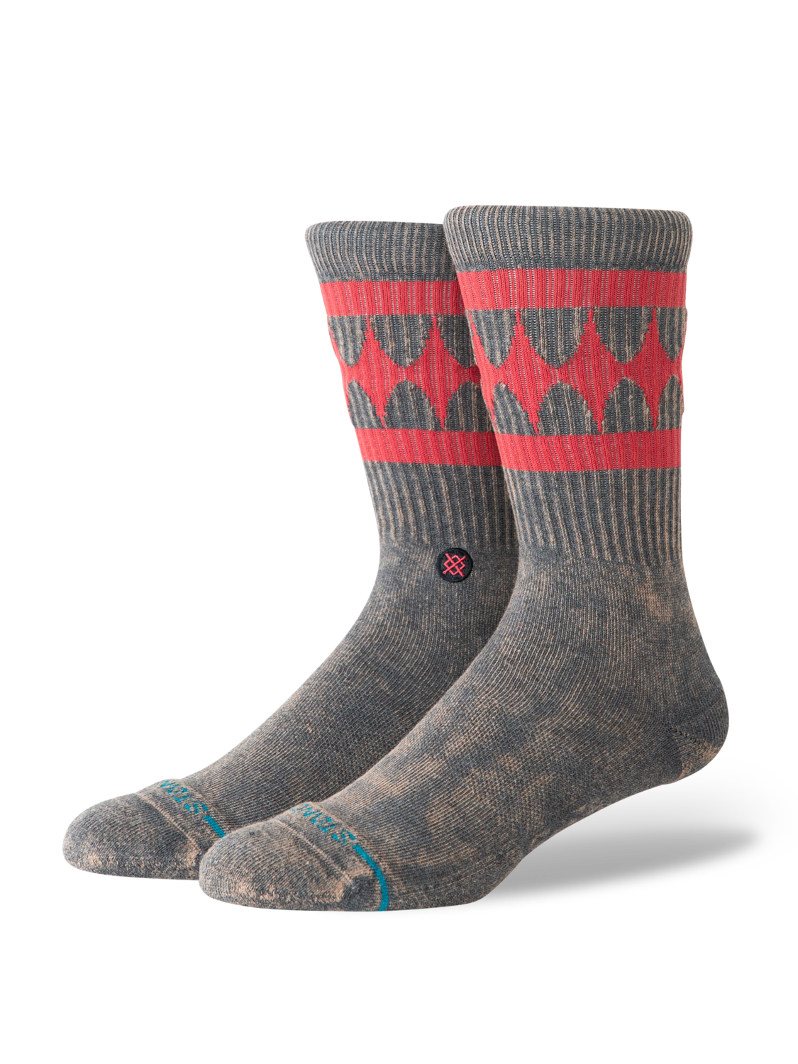 Stance Bad Company Crew Sock - Charcoal