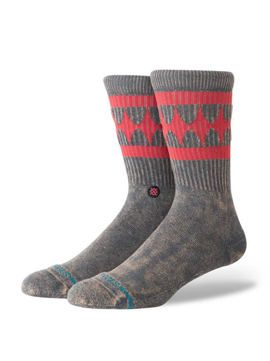 Stance Bad Company Crew Sock - Charcoal