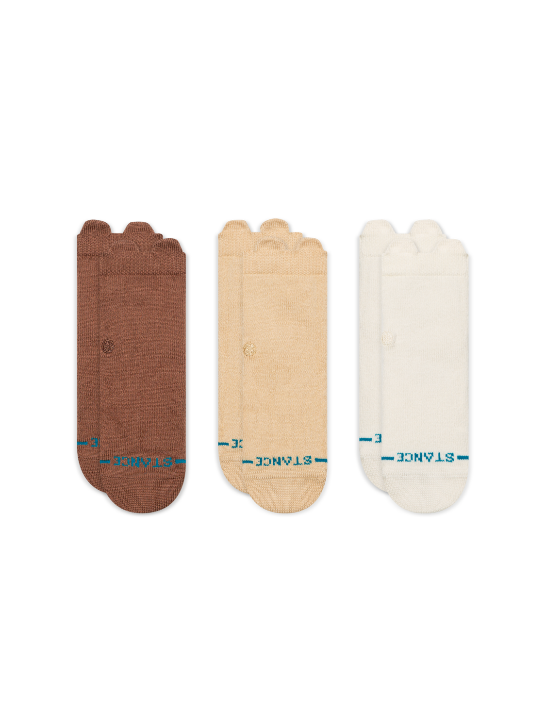 Stance Teddy Bear 3 Pack Sock toddlers - 1-2 Years