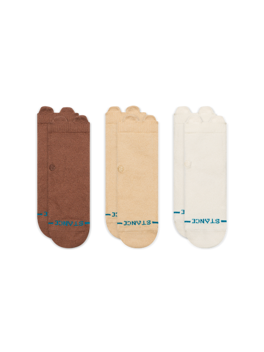 Stance Teddy Bear 3 Pack Sock toddlers - 1-2 Years