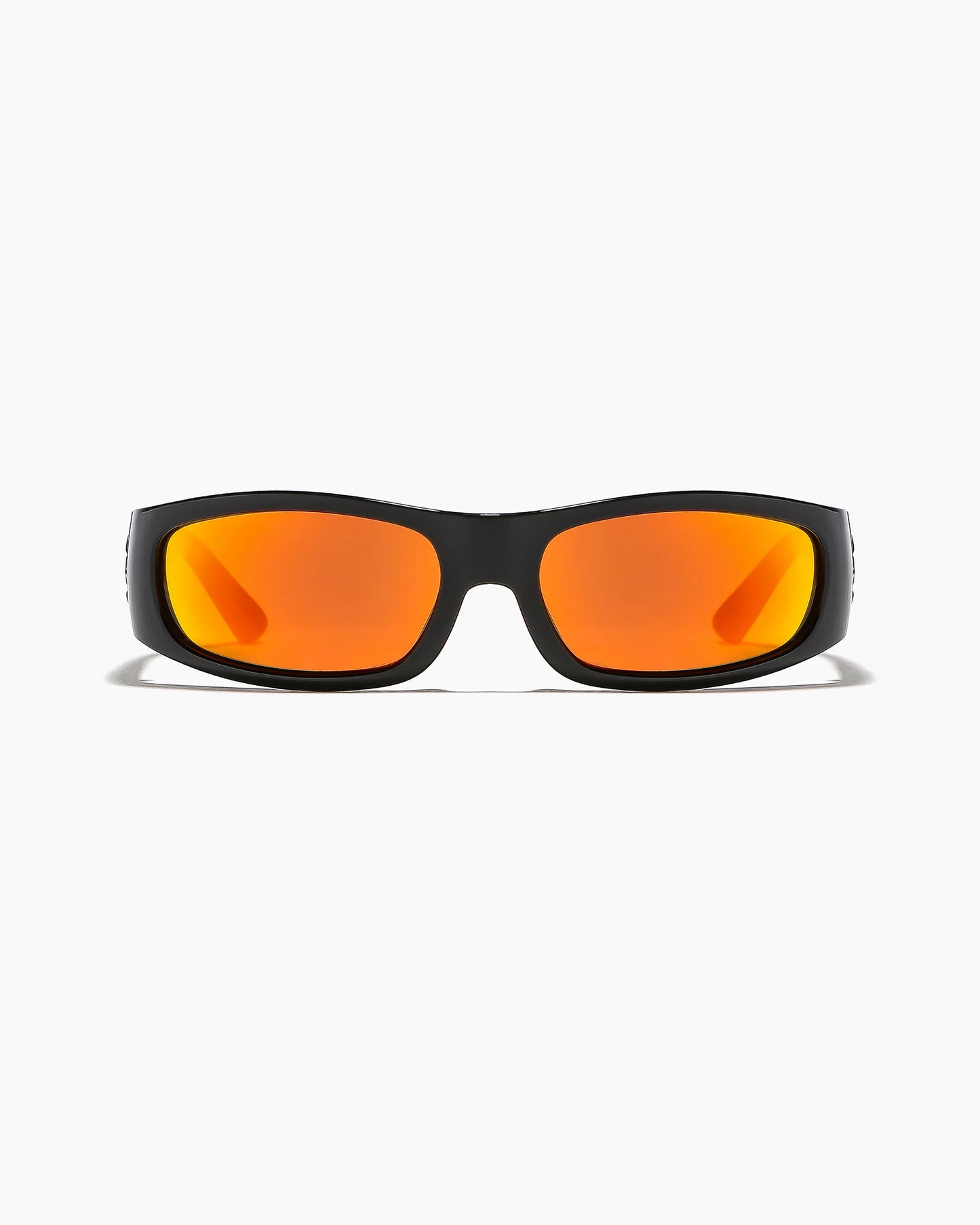 Ritual Vision Parasite sunglasses front view black orange