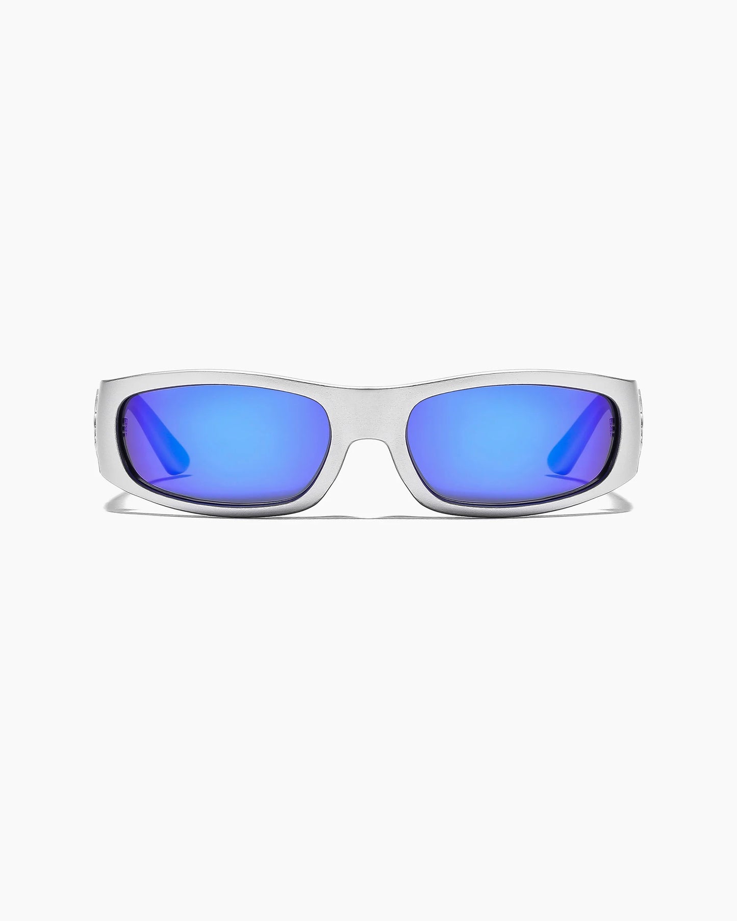 Ritual Vision Parasite sunglasses front view chrome blue