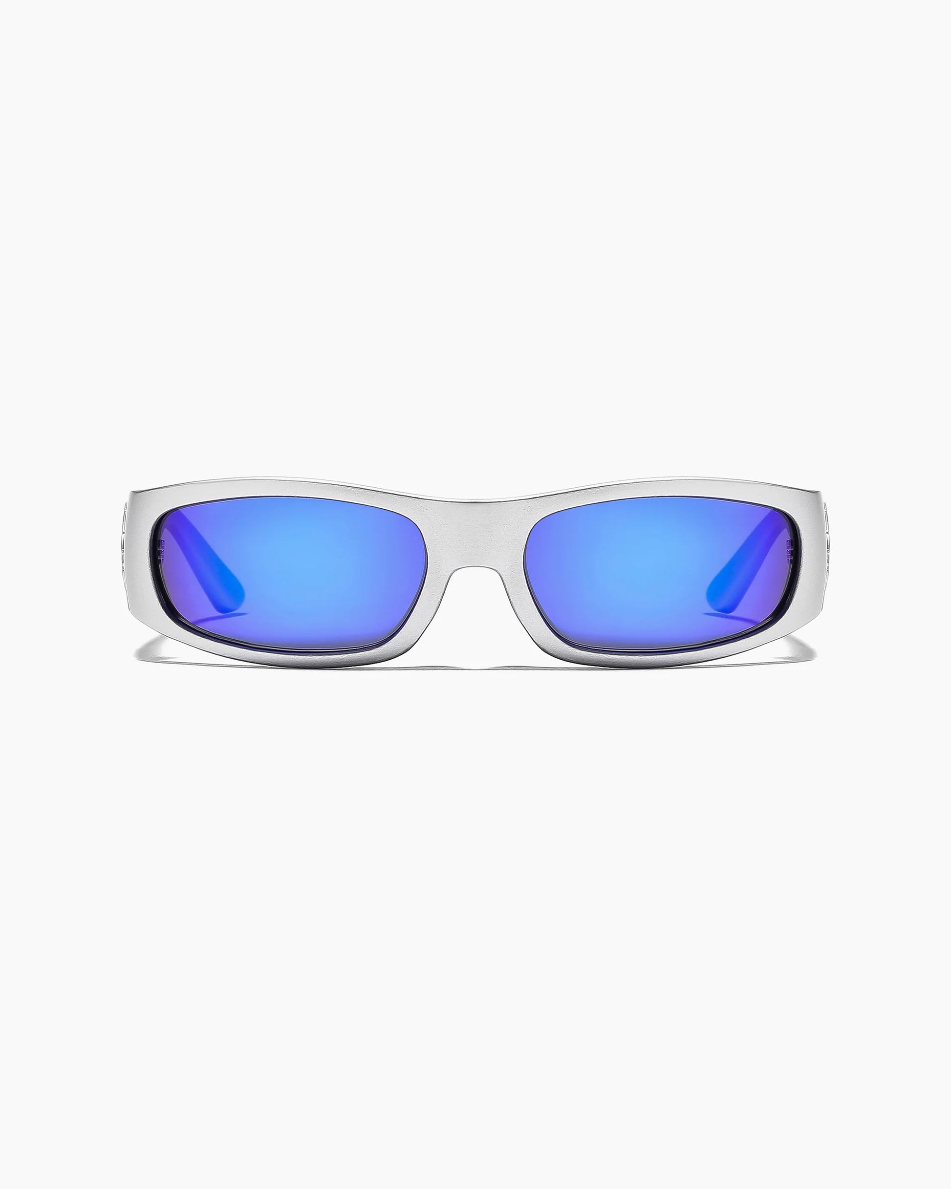 Ritual Vision Parasite sunglasses front view chrome blue
