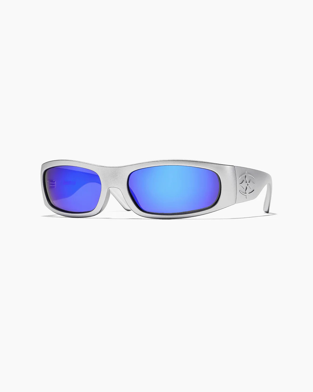 Ritual Vision Parasite sunglasses side view chrome blue