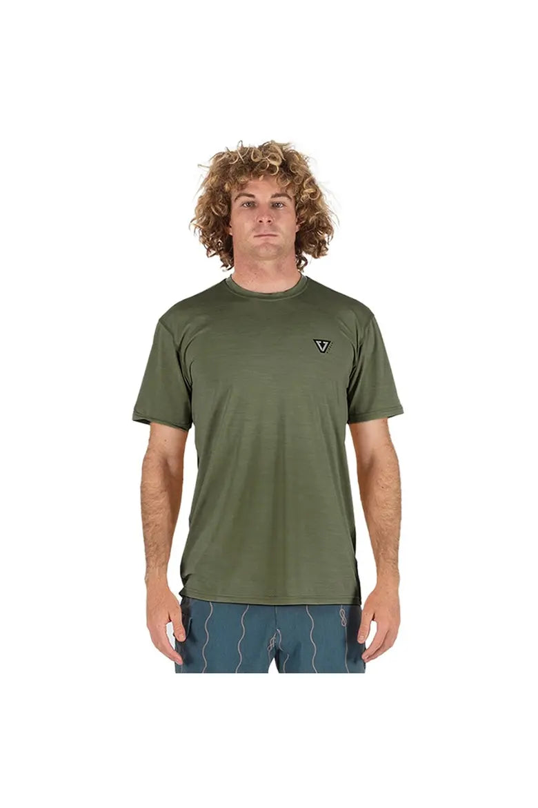 Vissla Twisted Eco Short Sleeve Sun Shirt front view
