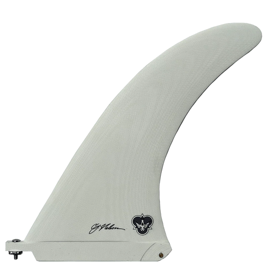 10" CJ Power Flex Flying Diamond Longboard Fin detail close-up