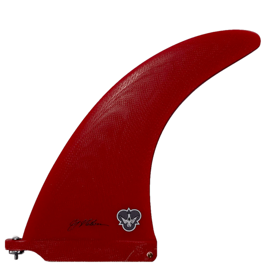 8.5" CJ Performance Center Flying Diamond Longboard Fin detail close-up