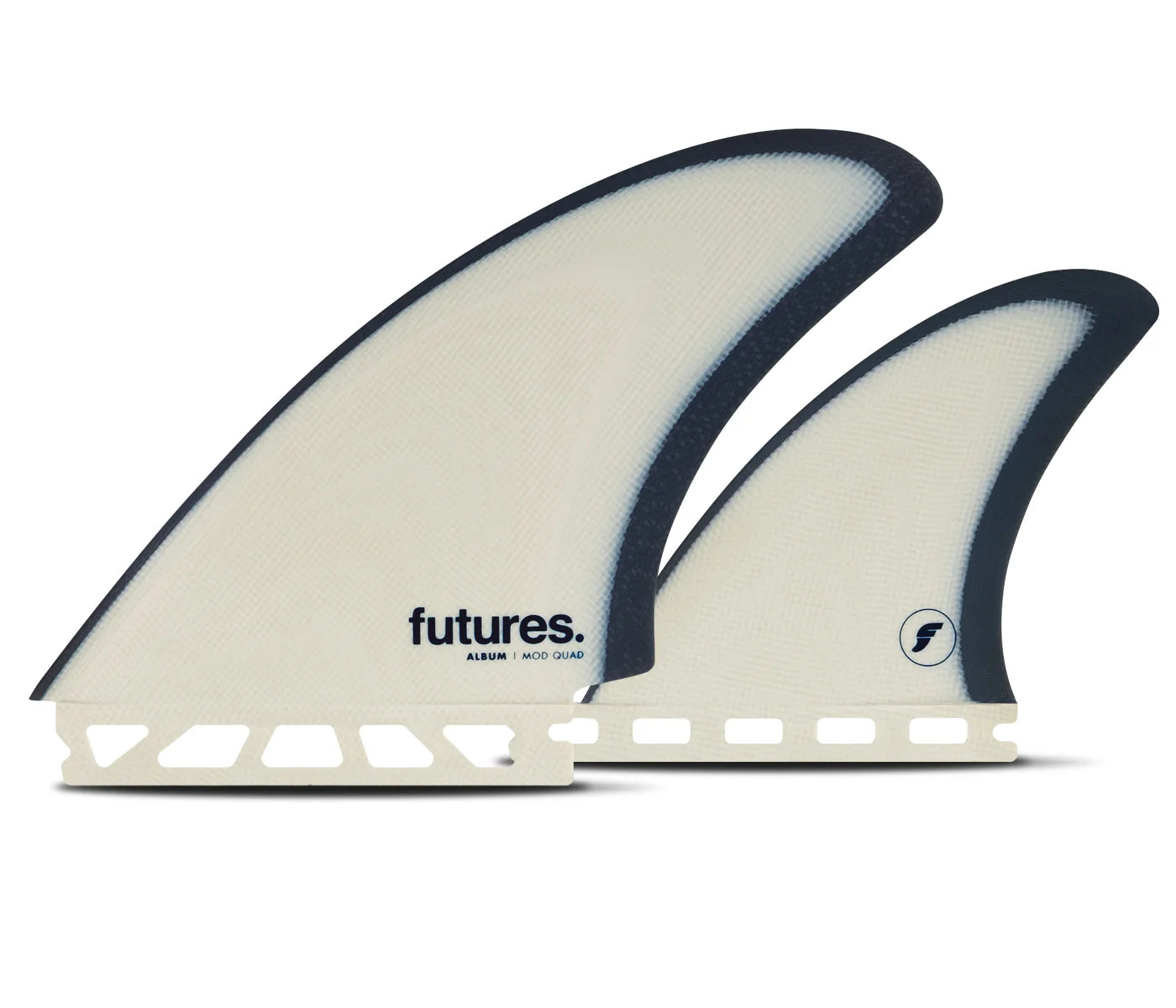 Album FG Mod Quad Fins Futures detail close-up