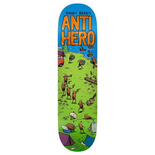 Anti Hero Raney Roached Out II Skateboard Deck detail close-up