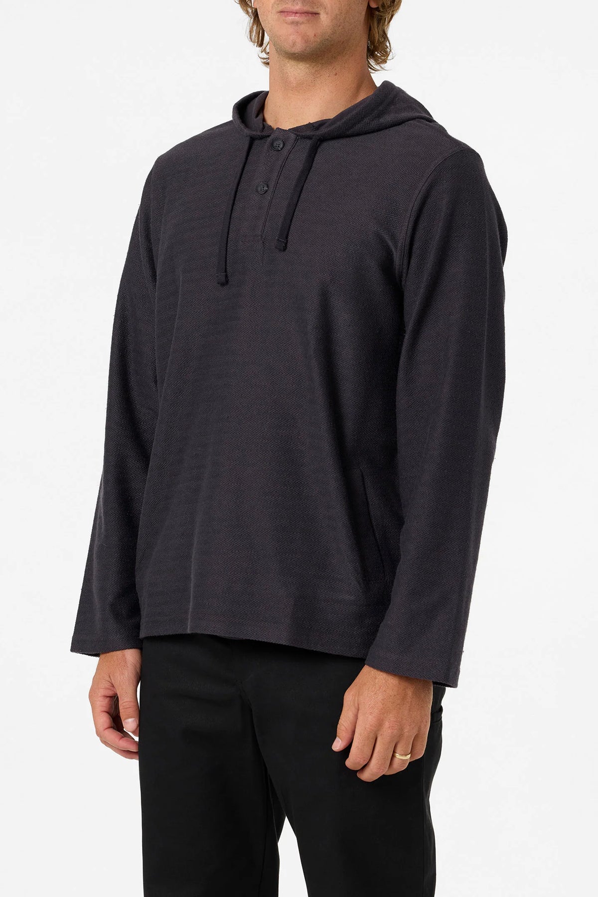 Bavaro Solid Poncho detail close-up