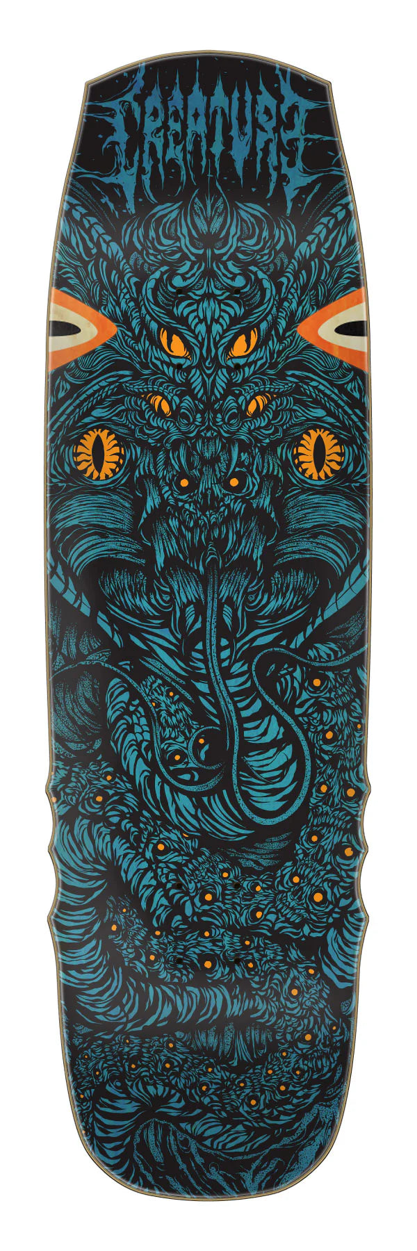 Creature Hitz Cobra Pro 9.0" Skateboard Deck detail close-up