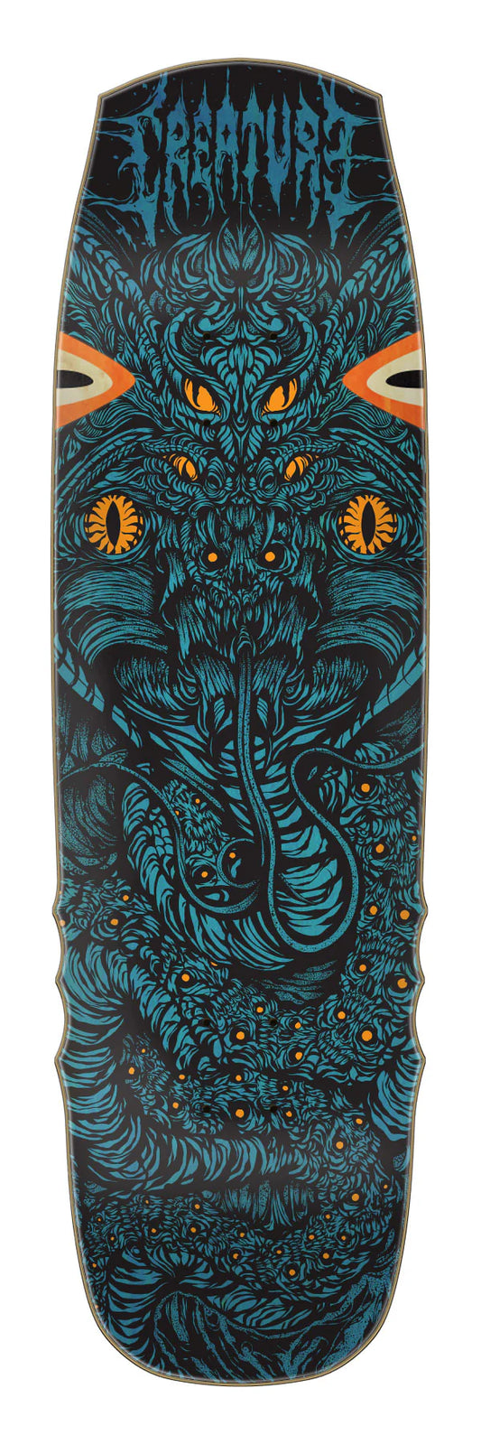 Creature Hitz Cobra Pro 9.0" Skateboard Deck detail close-up