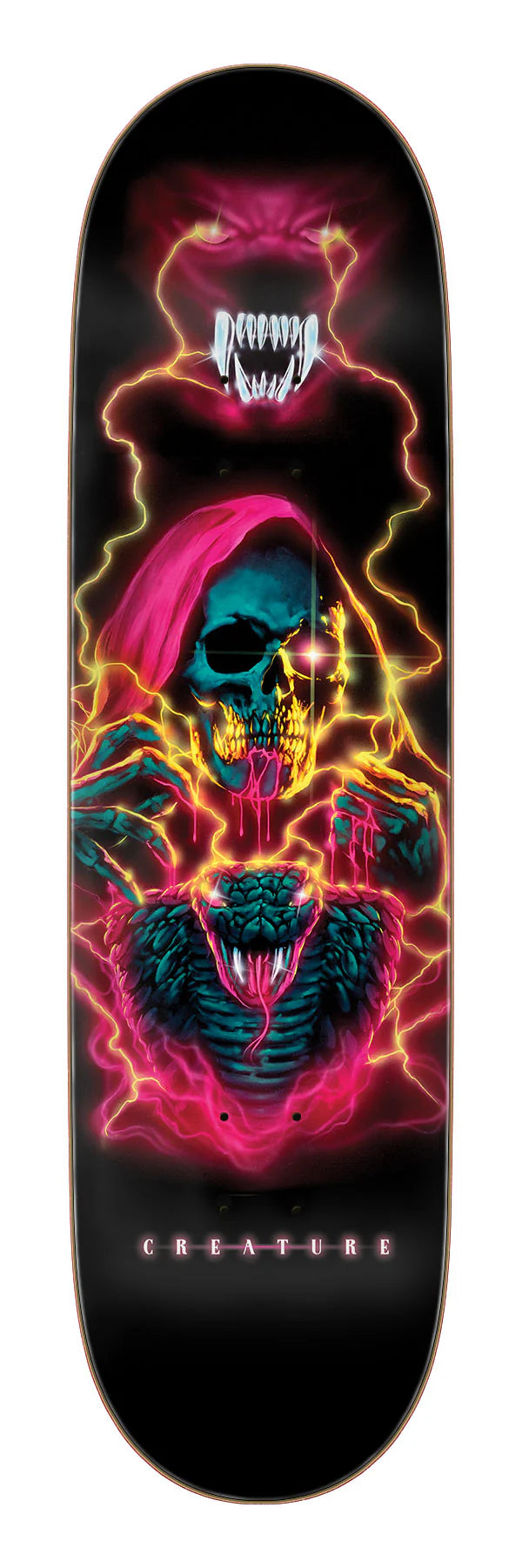 Creature Terror Sight 8.53" Skateboard Deck detail close-up
