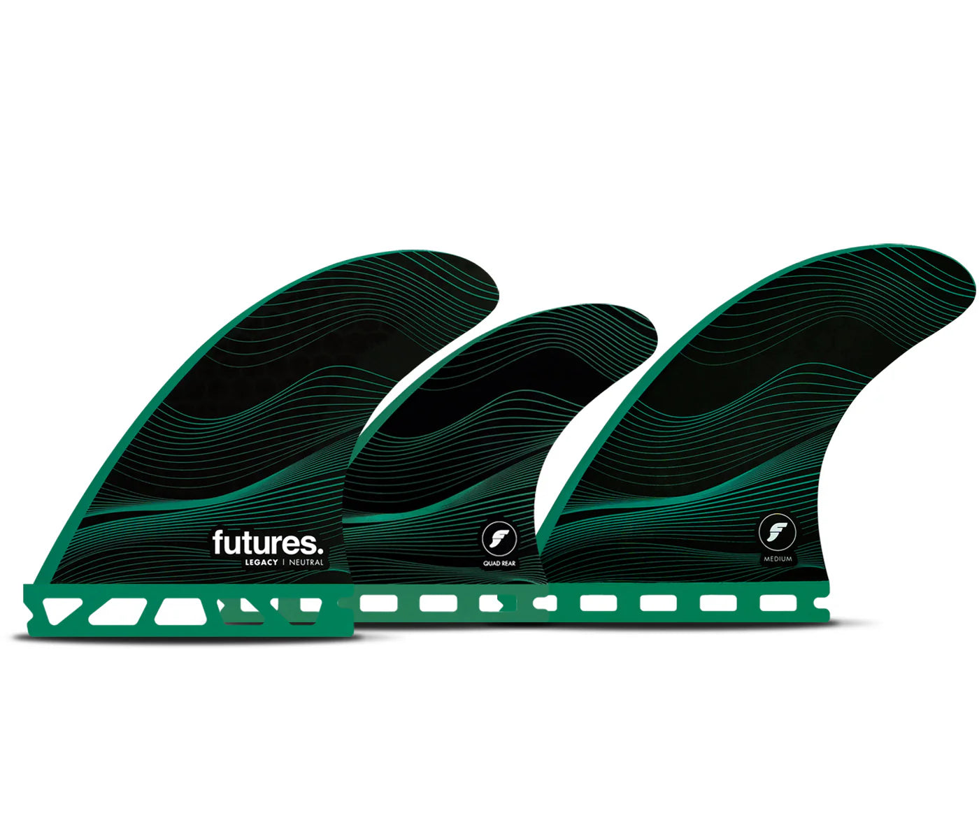 F6 HC Legacy 5 Fin Futures Fins detail close-up