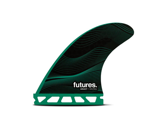 F6 Honeycomb Legacy Tri Futures Fins detail close-up