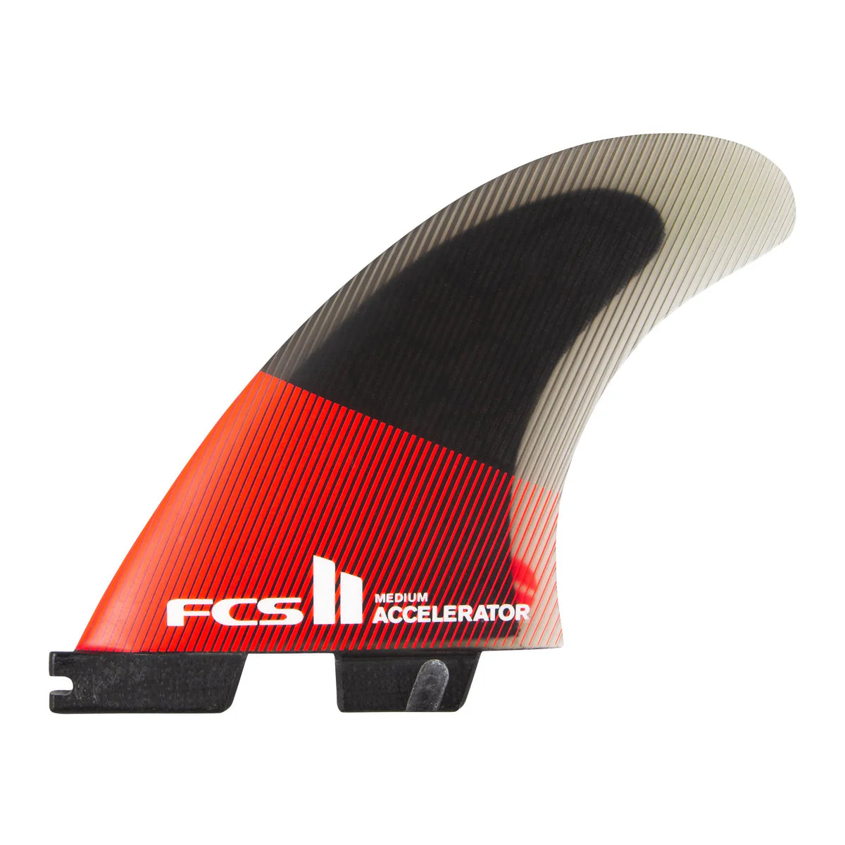 FCS II Accelerator PC Tri Fin Set front view