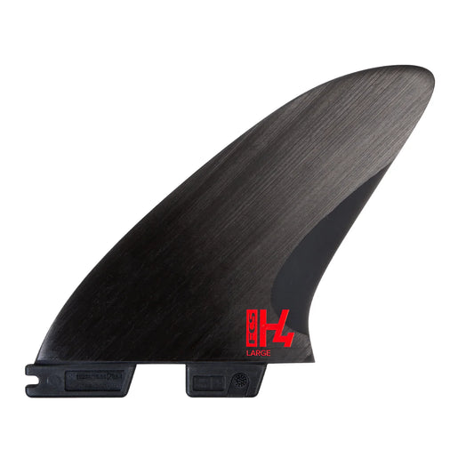 FCS II H4 Swiss Tri Fin Set Small front view