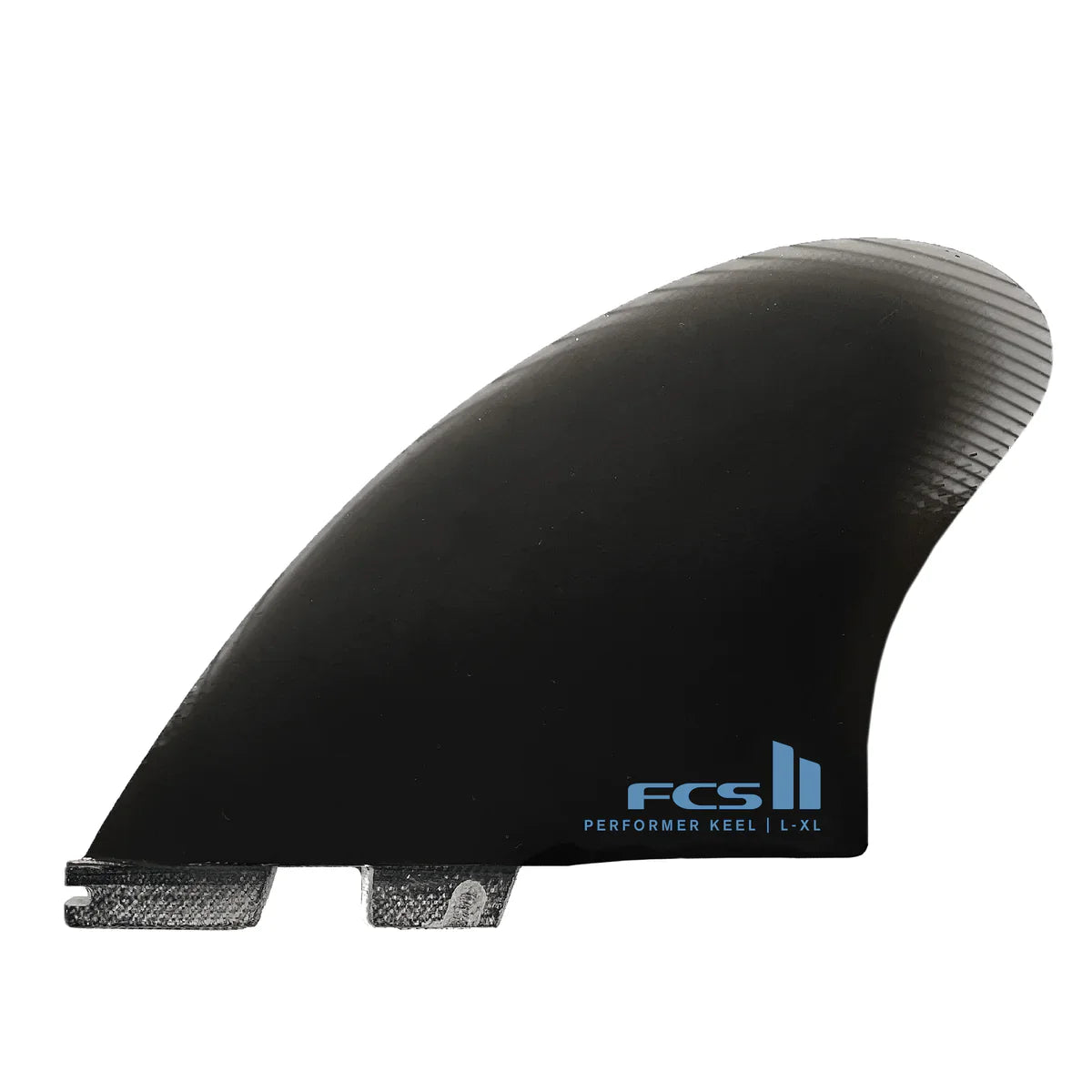 FCS II Performer PG Keel Twin Fin Set front view