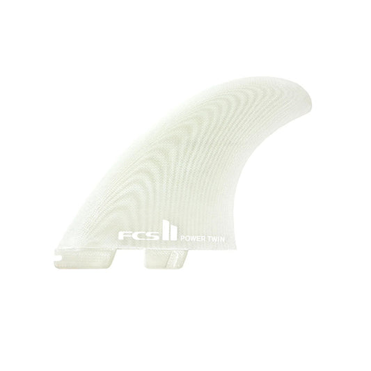 FCS II Power Twin PG Fin Set front view
