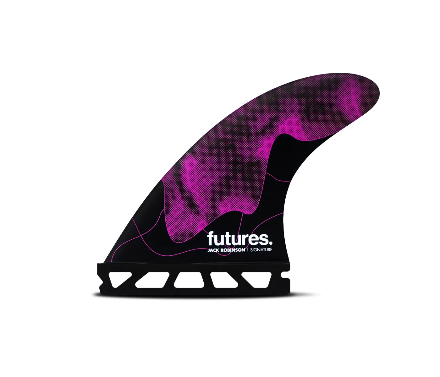 Jack Robinson Honeycomb Tri Signature Futures Fins detail close-up