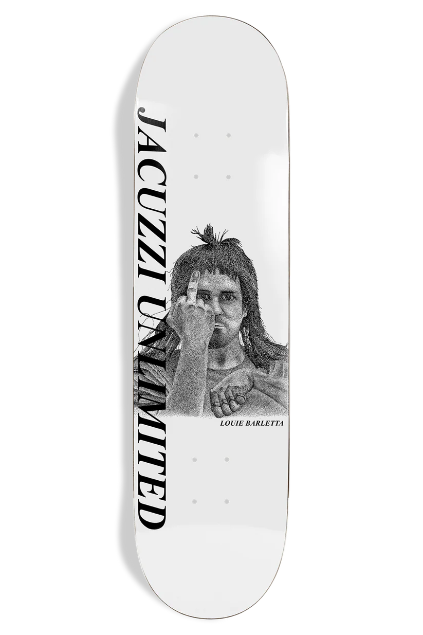 Jacuzzi Barletta Later EX7 8.5" Skateboard Deck bottom graphic view